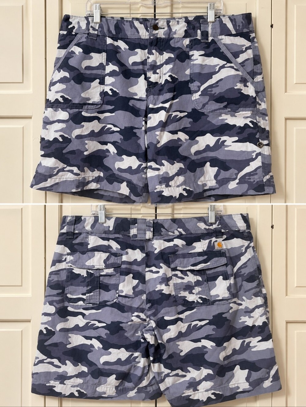 Carhartt Women’s Relaxed Fit Camo Cargo Shorts Size 18